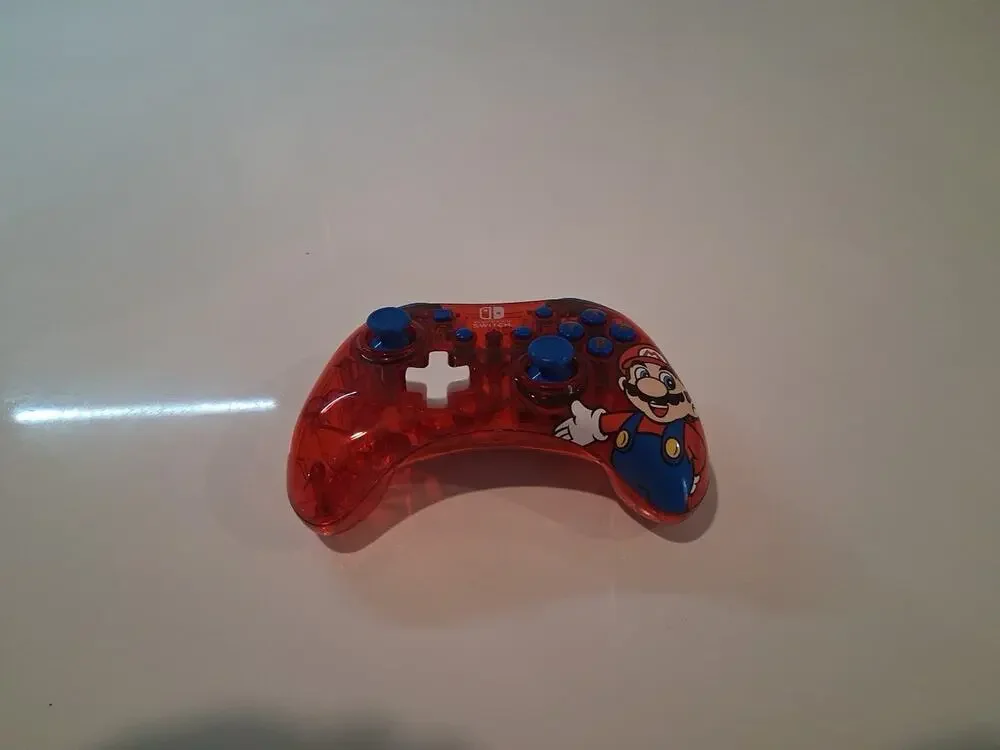 PDP Rock Candy 500-181 Red Super Mario Wired Controller For Switch Not Tested
